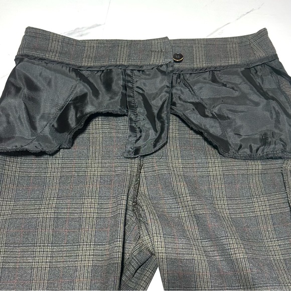 Zara Women’s Brown Gray High Rise Skinny Career Work Pants Size 2 - Picture 9 of 14